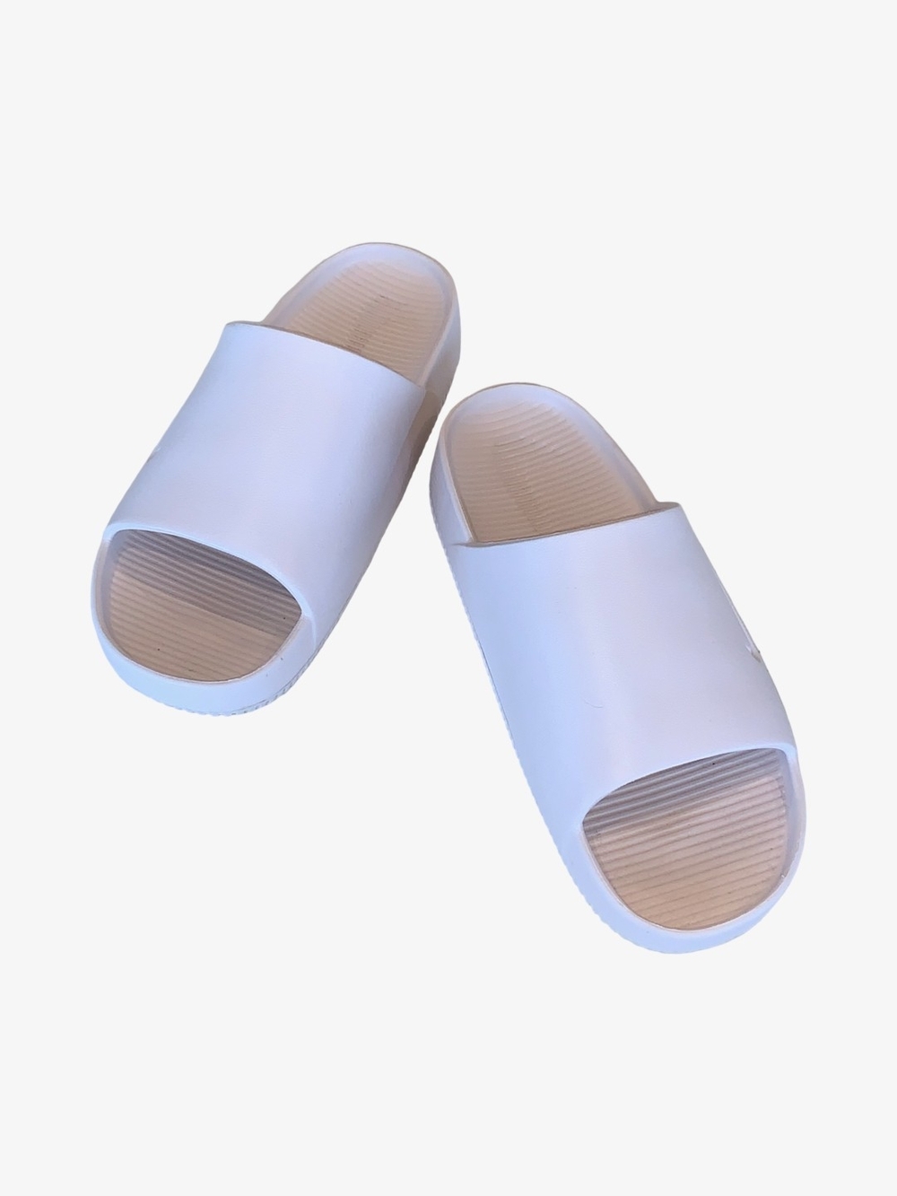 Nike White Slide Sandals